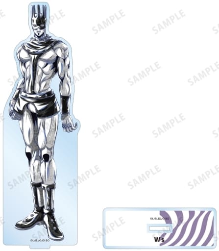 Whitesnake Ani-Art BLACK LABEL BIG Acrylic Stand - JoJo's Bizarre Adventure: Stone Ocean - ARMA BIANCA - Approx. 16.3 x 6.2 cm (Used)