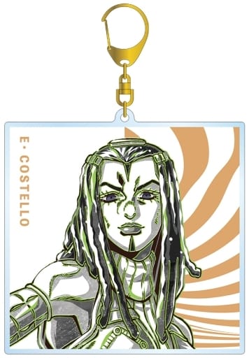 Ermes Costello & Kiss Double-Sided BIG Acrylic Keychain - Ani-Art BLACK LABEL - JoJo's Bizarre Adventure: Stone Ocean (Approx. 99 mm) - ARMA BIANCA - Pre-owned