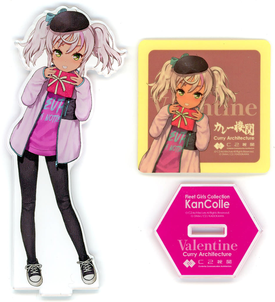 C.Cappellini Valentine Mode Acrylic Stand Set - KanColle