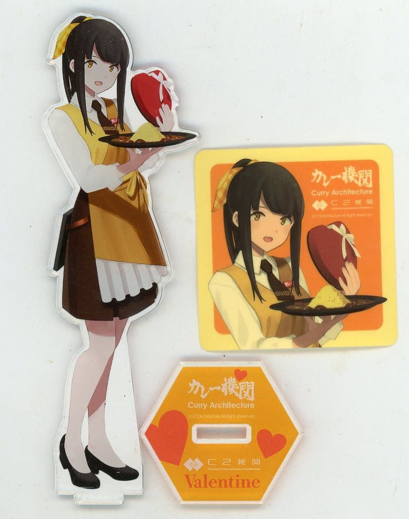 Reika-chan Valentine Mode Acrylic Stand Set Kantai Collection