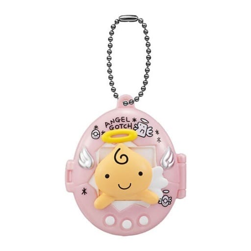Tamagotchi Swing Case Kuriten Pearl Pink Keychain
