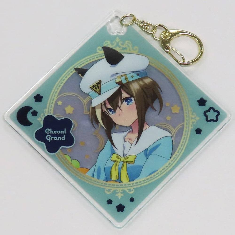 Cheval Grand Acrylic Keychain (Relax time) - Umamusume: Pretty Derby Season 3 NAMCO Promotion Character Pop Store - Bandai Namco Amusement (Pre-owned)