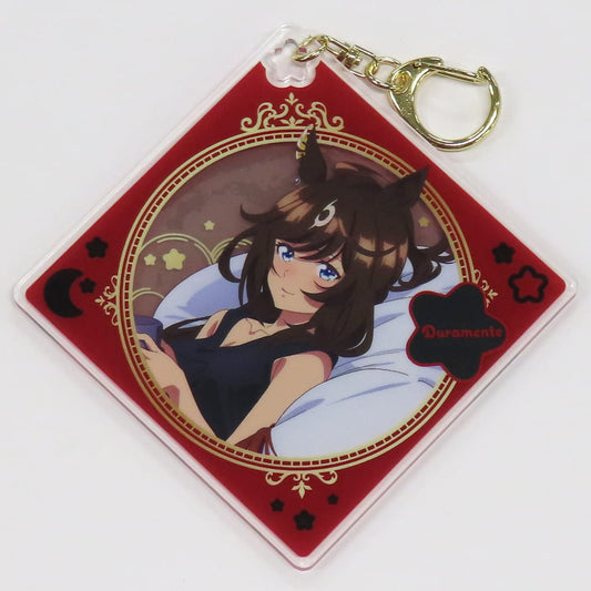 Duramente Acrylic Keychain (Relax time) - Umamusume: Pretty Derby Season 3 NAMCO Promotion Character Pop Store (Bandai Namco Amusement)