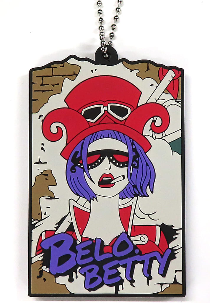 Belo Betty Connecting Rubber Stand Collection Keychain - ONE PIECE Revolution of Flames Ichiban Kuji H Prize, 8 cm, BANDAI SPIRITS
