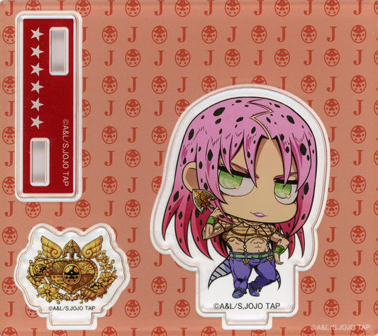 Diavolo Acrylic Stand - JoJo's Bizarre Adventure JOJO WORLD Quizzes Mini-Game B Prize (Approx. 90 x 80 mm) Bandai Namco Amusement