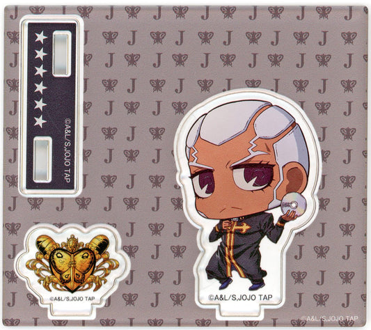 Enrico Pucci Acrylic Stand B Prize - JoJo's Bizarre Adventure JOJO WORLD Quizzes Mini-Game (Approx. 90 x 80 mm, Pre-owned)
