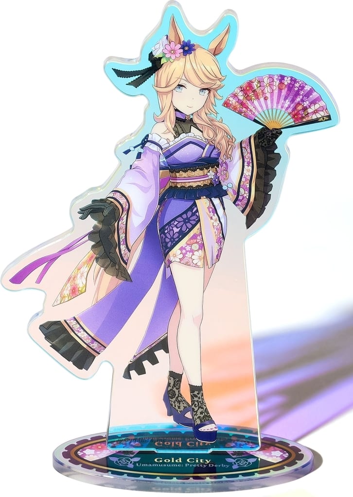 Gold City vol.2 Aurora Acrylic Stand (Autumn Cosmo Danzatrice) - Movic - Umamusume Pretty Derby - Approx. 17×9cm (Used)