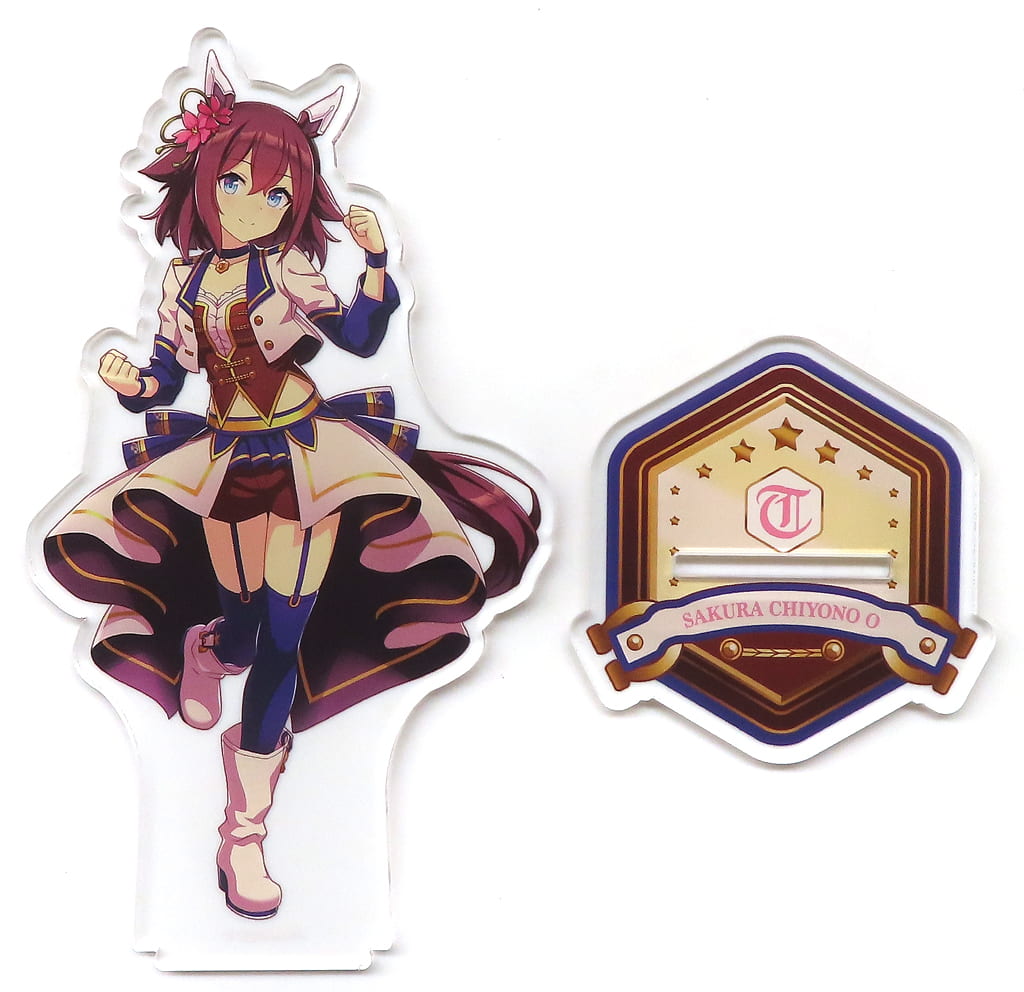 Sakura Chiyono O Official Acrylic Stand - Starting Future Ver. (Approx. 14.5cm) Cygames - Pre-owned
