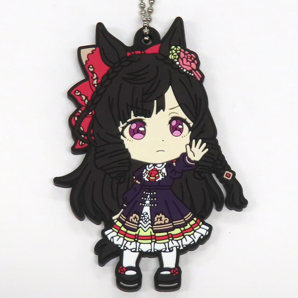 Daiichi Ruby Rubber Mascot Keychain - KyunChara Illustrations - Ichiban Kuji Uma Musume Pretty Derby 8 (Prize I) by BANDAI SPIRITS