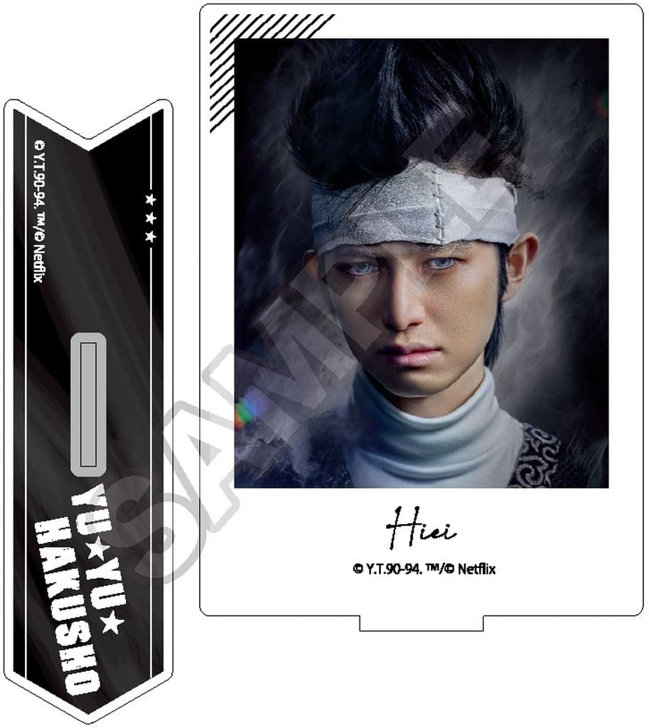 Kanata Hongo (Hiei) Acrylic Stand - Netflix Yu Yu Hakusho - GRANUP - Approx. 130 x 126 x 3 mm - Pre-owned
