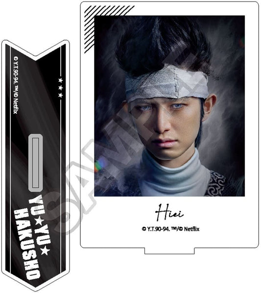 Kanata Hongo (Hiei) Acrylic Stand - Netflix Yu Yu Hakusho - GRANUP - Approx. 130 x 126 x 3 mm - Pre-owned