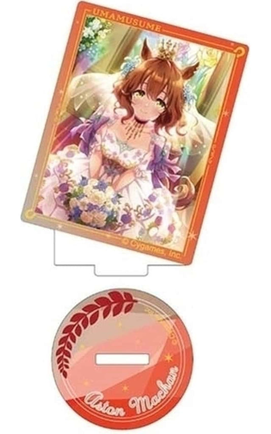 Aston Machan Acrylic Art Stand (Art Stand Collection B) - Umamusume Pretty Derby - Hasepro × Bandai - Approx 77×64×3mm - Pre-owned