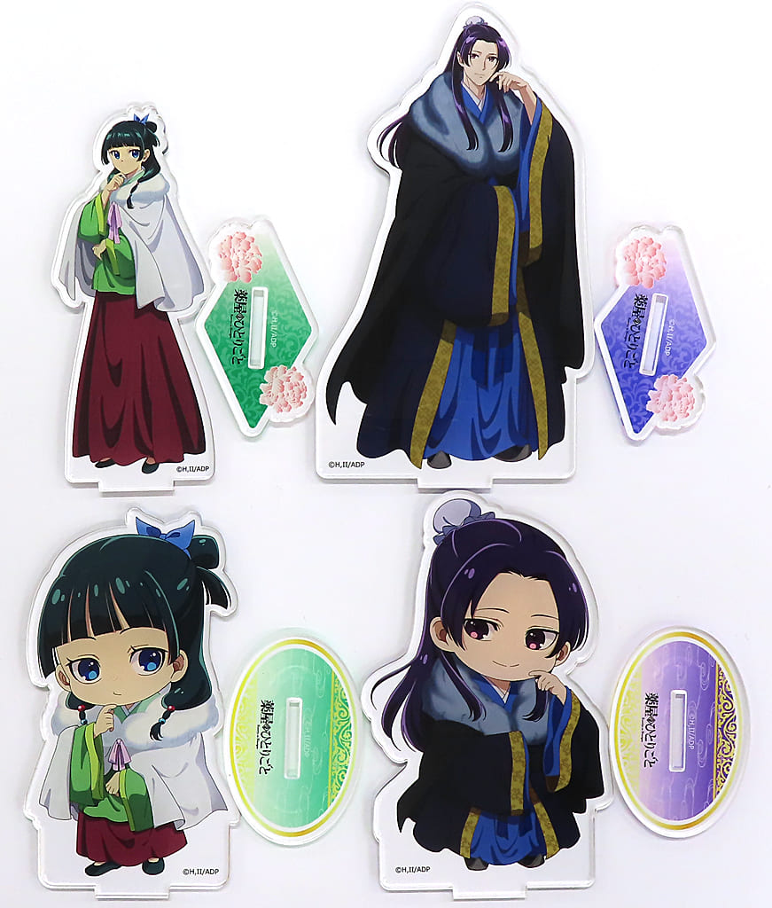 Maomao & Jinshi Acrylic Stand 4-Piece Last Prize Set