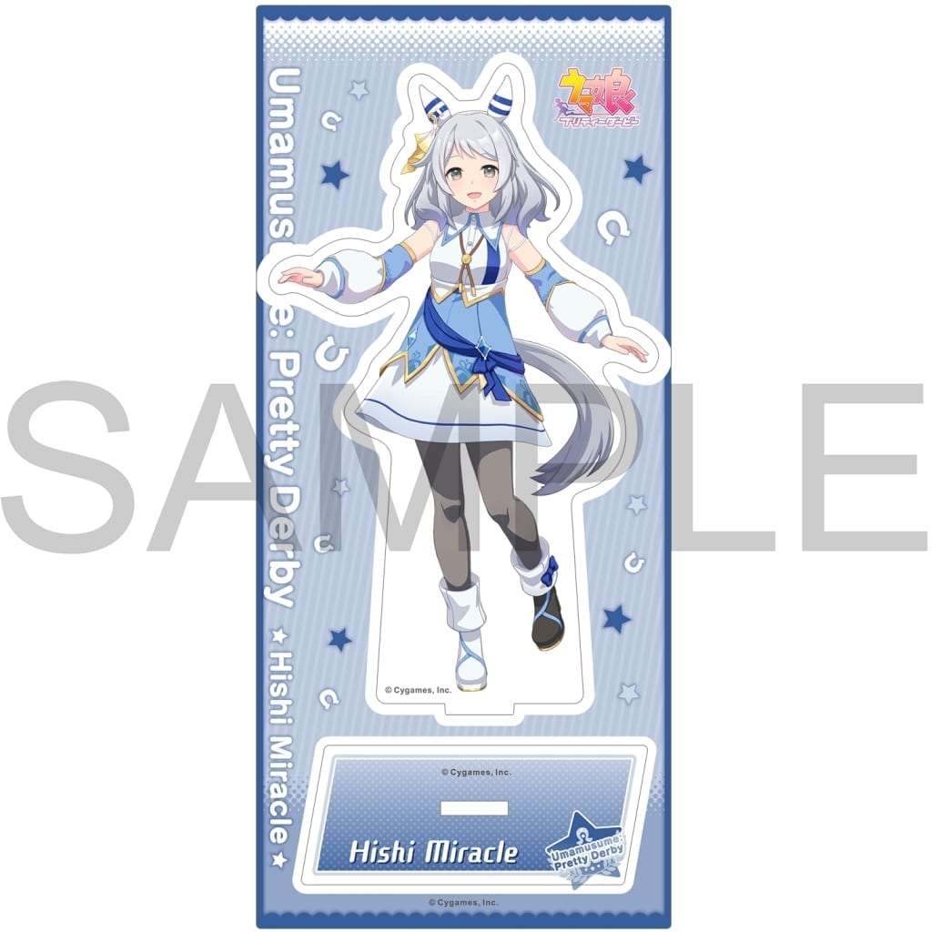Hishi Miracle Acrylic Stand vol.11 - Umamusume Pretty Derby (Movic) Approx.13×7cm - Pre-owned