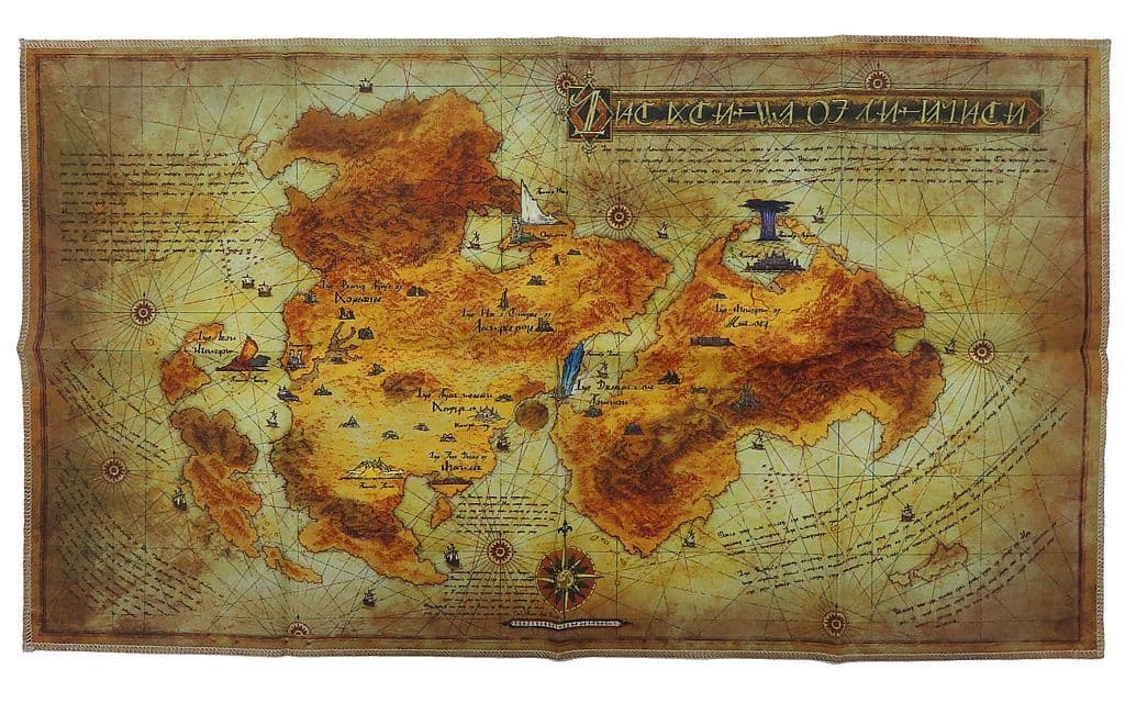 Final Fantasy XVI World Map Graphic Cloth (Single Item)