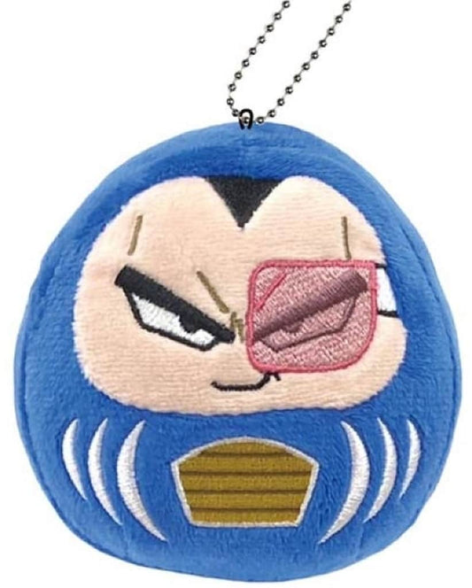 Vegeta Korokoro Daruma Mascot Vol.2 - Dragon Ball Super Keychain Plush (Approx. 100 x 90 x 80 mm) Hase-Pro / Bandai, Pre-owned, No. 2