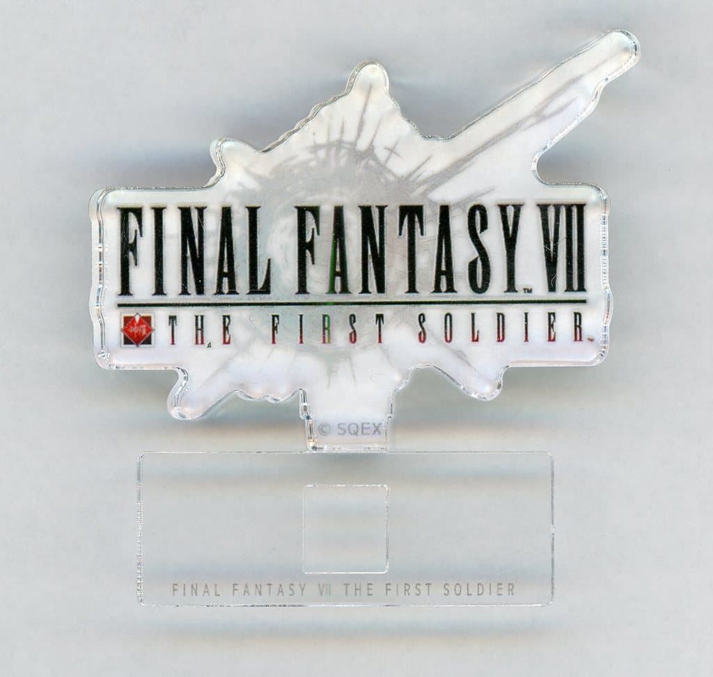 FINAL FANTASY VII THE FIRST SOLDIER Logo Acrylic Stand