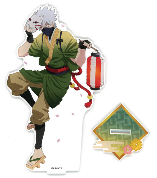 Kakashi Hatake Acrylic Stand - Dancing Ver. (Naruto Shippuden) Kamio Japan - Approx. 180 x 110 x 3 mm - Pre-owned