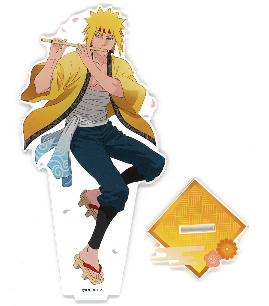 Minato Namikaze Acrylic Stand - Dance Ver. Naruto Shippuden (Kamio Japan, Approx. 180 x 110 x 3 mm) (Pre-owned)
