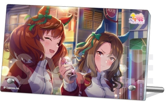 Umamusume Pretty Derby Acrylic Plate - Story Event Selection Vol.3 (Episode 4 Illustration) by Sol International - Acrylic Plate with Metal Stand (H98×W160mm)