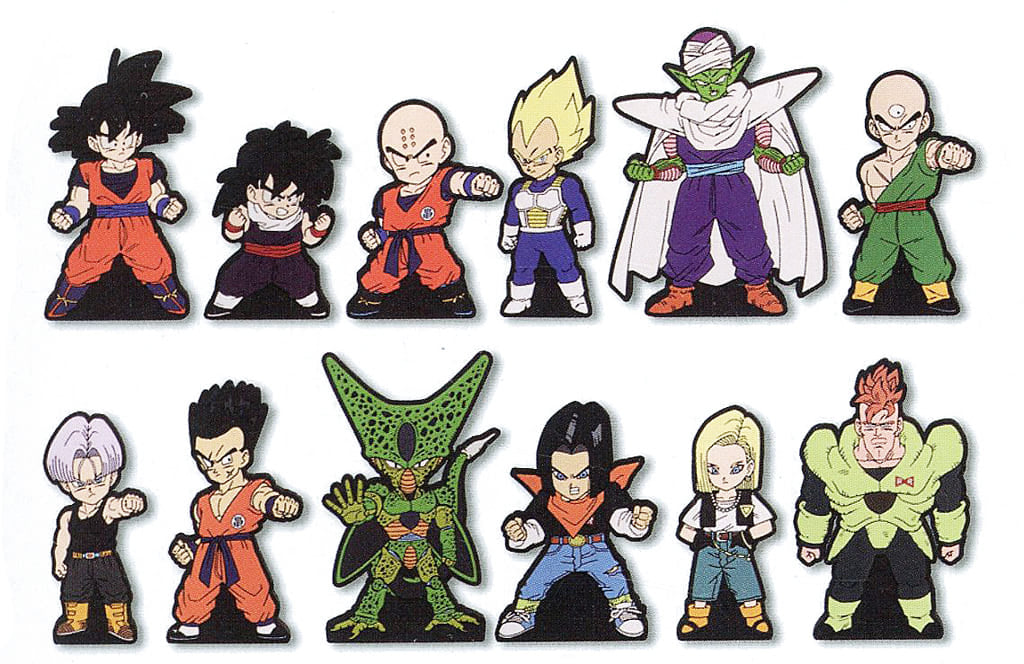 Dragon Ball Ichiban Kuji Future to Decisive Battle!! F Prize Rubber Stand Complete Set of 12 Characters by BANDAI SPIRITS