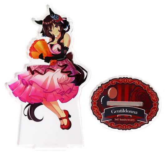 Gentildonna (3rd Anniversary Ver.) Official Acrylic Stand - Umamusume: Pretty Derby (Cygames) — 81×138mm