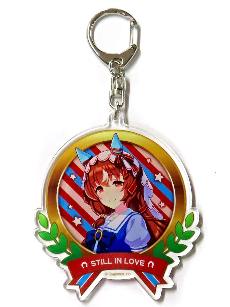 Still in Love (School Uniform Ver.) Official Acrylic Keychain - Umamusume Pretty Derby - Cygames - Approx W72×H130mm (Used)