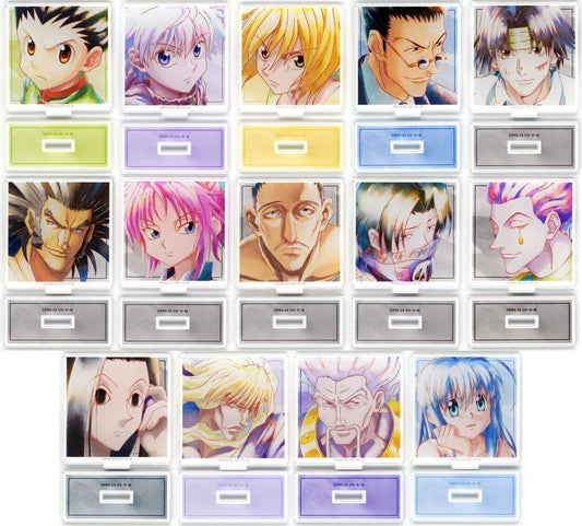 HUNTER×HUNTER Ani-Art Animate Fair 2024 Trading Ani-Art aqua label Acrylic Stand Full 14-Piece Set (ARMA BIANCA) Approx. 64 x 60 mm - Pre-owned