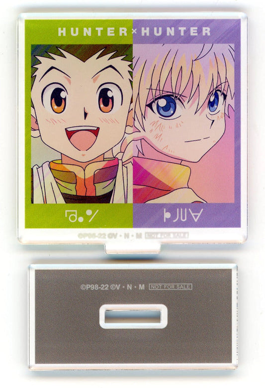 Gon Freecss & Killua Zoldyck Ani-Art Aqua Label Acrylic Stand - HUNTER×HUNTER Animate Fair 2024 Animate Limited Box Bonus - Approx. 64 x 60 mm (Pre-owned)