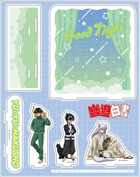 Diora Acrylic Diorama 'Oyasumi (Nap Time)' Blue Group Ver. - Yu Yu Hakusho - Approx. 290 mm Acrylic Stand by Medicos Entertainment