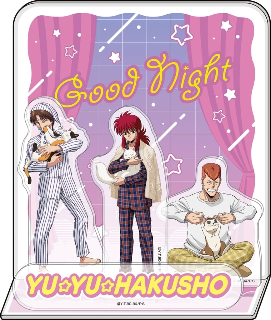 Sleepy Cat Acrylic Diorama (Oyasumi ver.) - Yu Yu Hakusho Acrylic Stand Approx. 290 mm by Medicos Entertainment