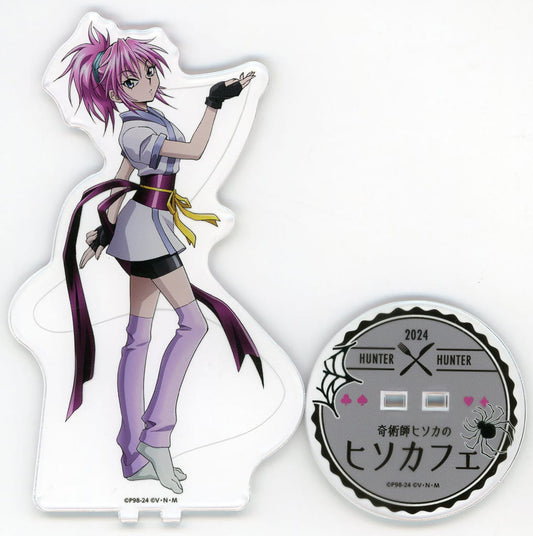 Machi Komacine Hisoka Morow BIG Acrylic Stand - HUNTER×HUNTER × Animate Cafe "Magician Hisoka Morow" 2nd Series (Approx. 10 x 16 cm) Pre-owned