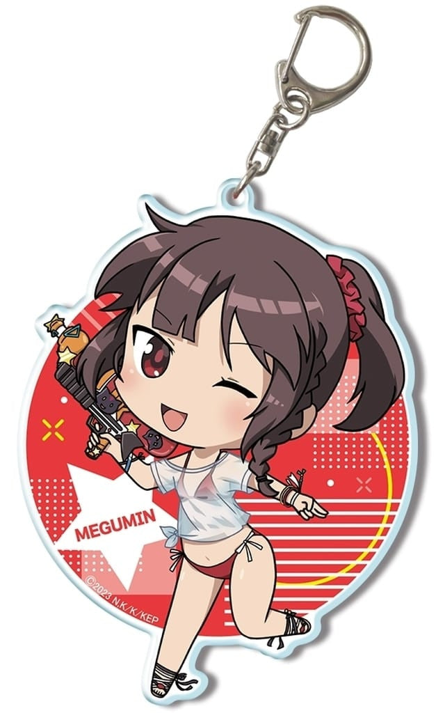 Megumin Swimsuit Ver. Big Acrylic Keychain KonoSuba Explosion