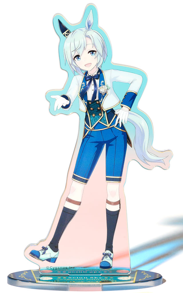 Seiun Sky (Soiree de Chaton) Aurora Acrylic Stand - Umamusume Pretty Derby - Movic - Used (Approx. 15×11cm)