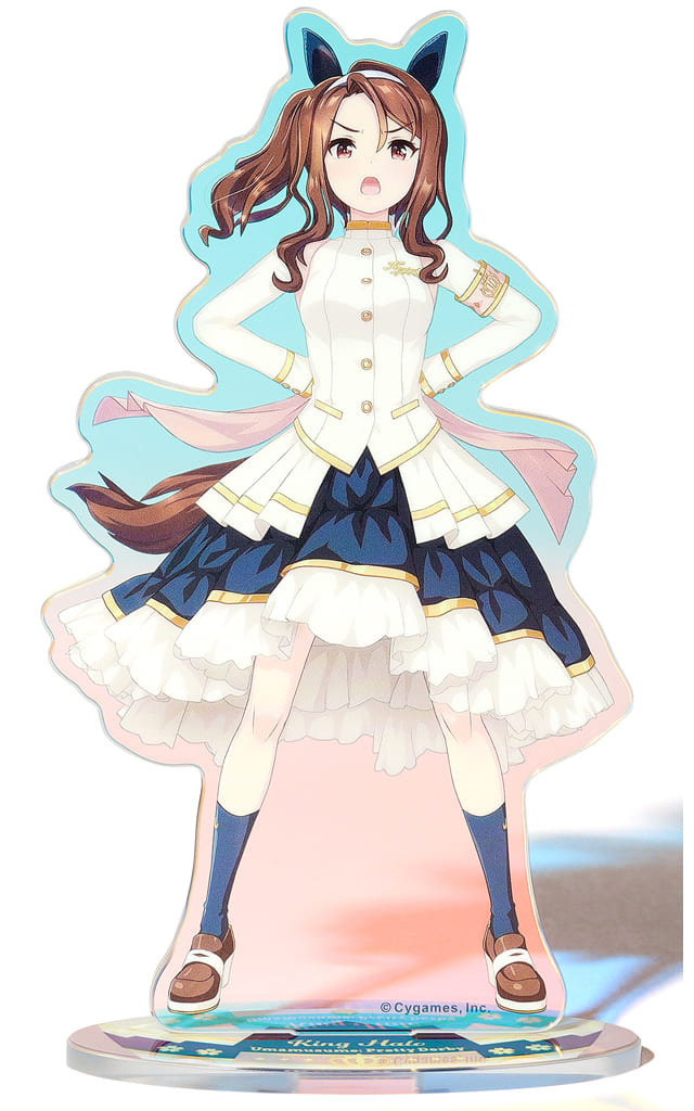 King Halo Vol.3 Aurora Acrylic Stand (White Noble Encouragement Outfit) - Movic - Approx. 15×11cm - Pre-owned