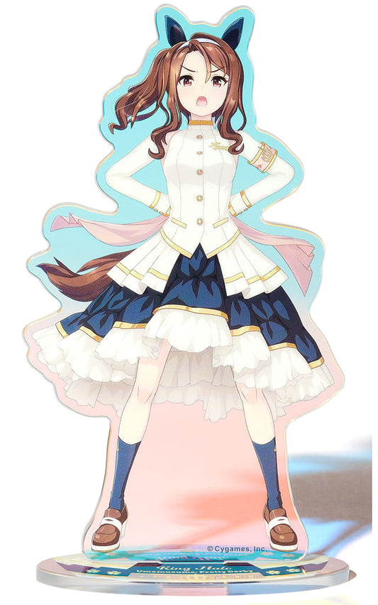 King Halo Vol.3 Aurora Acrylic Stand (White Noble Encouragement Outfit) - Movic - Approx. 15×11cm - Pre-owned