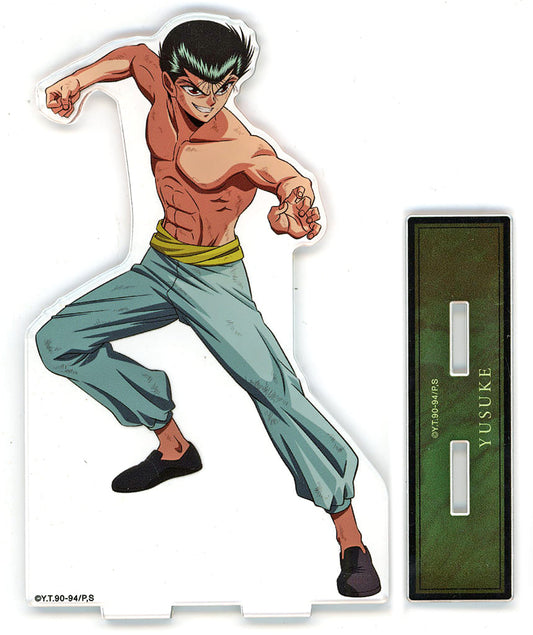 Yusuke Urameshi BIG Acrylic Stand - Makai Arc Battle Ver. - Yu Yu Hakusho POP UP STORE in Loft vol.4 (ARMA BIANCA)