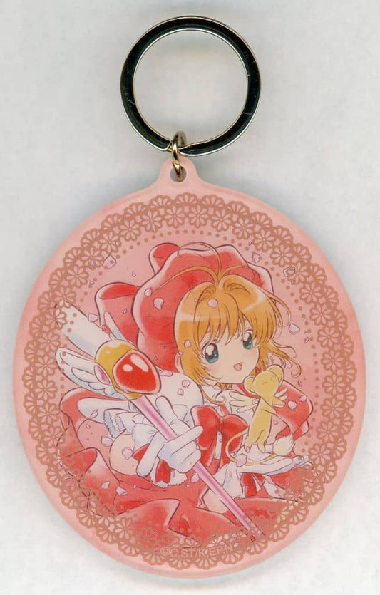 Sakura Kinomoto (Clow Card Arc) Acrylic Keychain - Cardcaptor Sakura × Don Quijote POP UP SHOP (Approx. 70 mm, Pre-owned)