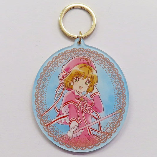 Sakura Kinomoto (Clear Card Arc) Acrylic Keychain - Cardcaptor Sakura × Don Quijote POP UP SHOP - Approx. 70 mm (Pre-owned)