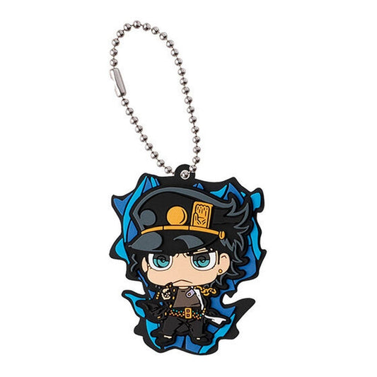 Jotaro Kujo Rubber Mascot Keychain from JoJo's Bizarre Adventure Rubber Mascot Collection 02 by Bandai