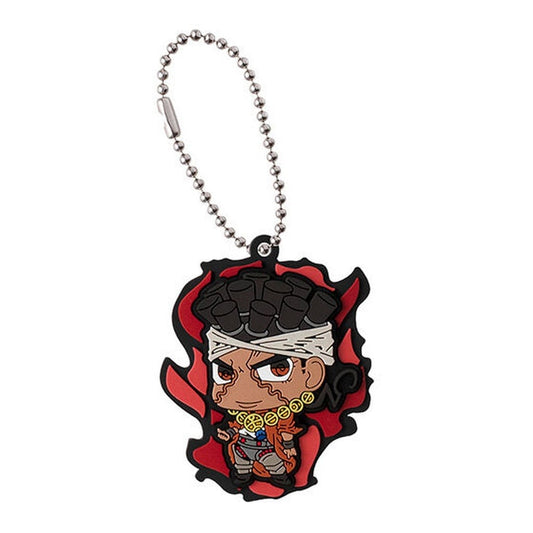 Muhammad Avdol JoJo’s Bizarre Adventure Rubber Mascot Collection 02 Keychain by Bandai, Pre-Owned