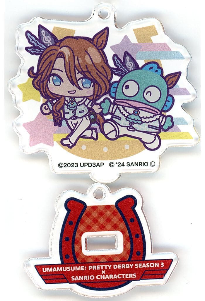 Hangyodon x Sounds of Earth Mini Acrylic Stand Keychain (Mini Chibi Ver.) - Umamusume Pretty Derby Season 3 Collaboration, Up Fields (Pre-owned)