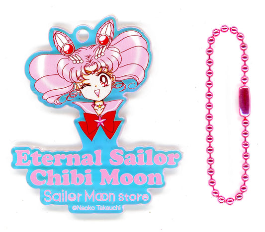 Eternal Sailor Chibi Moon Aurora Charm - Sailor Moon Store Original Keychain by S.&S - Approx. 7 cm (Pre-owned)