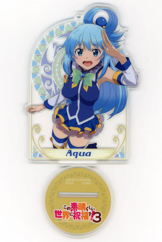 Aqua Stand-Style Clear Keychain (EX) - KonoSuba 3