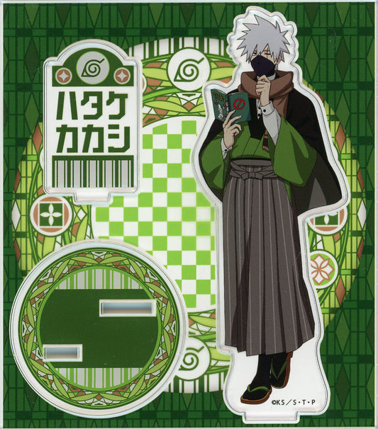 Kakashi Hatake Acrylic Stand Scholar Style - Naruto Shippuden TSUTAYA Pop-Up Shop (BelHouse, Approx. 110 x 125 mm) Pre-owned