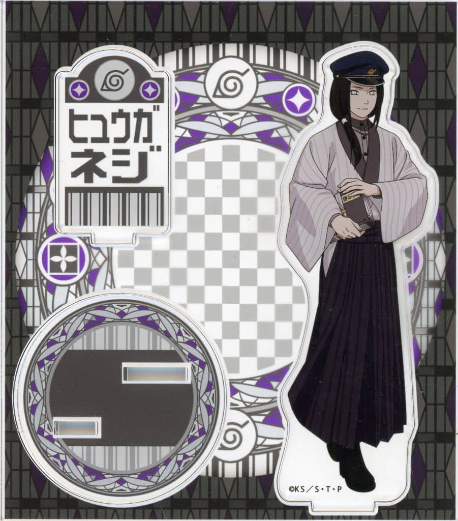 Neji Hyuga Acrylic Stand - Scholar-Style Ver. Naruto Shippuden TSUTAYA Pop-Up Shop (Bellhouse, Pre-owned, Approx. 110 x 125 mm)