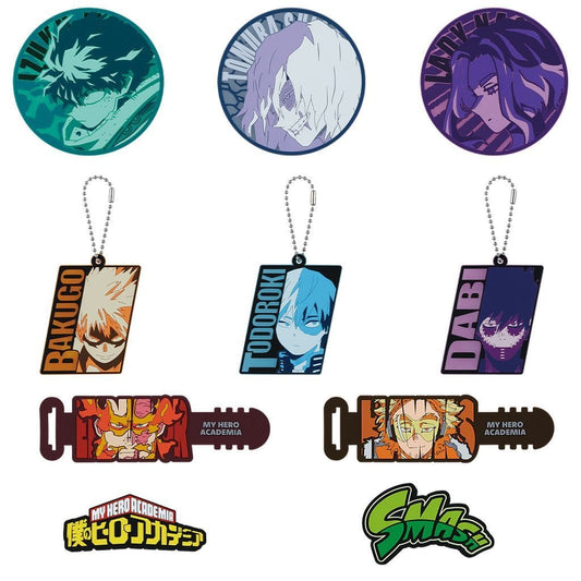 My Hero Academia Ichiban Kuji E Prize Rubber Collection Complete 10-Piece Set by BANDAI SPIRITS