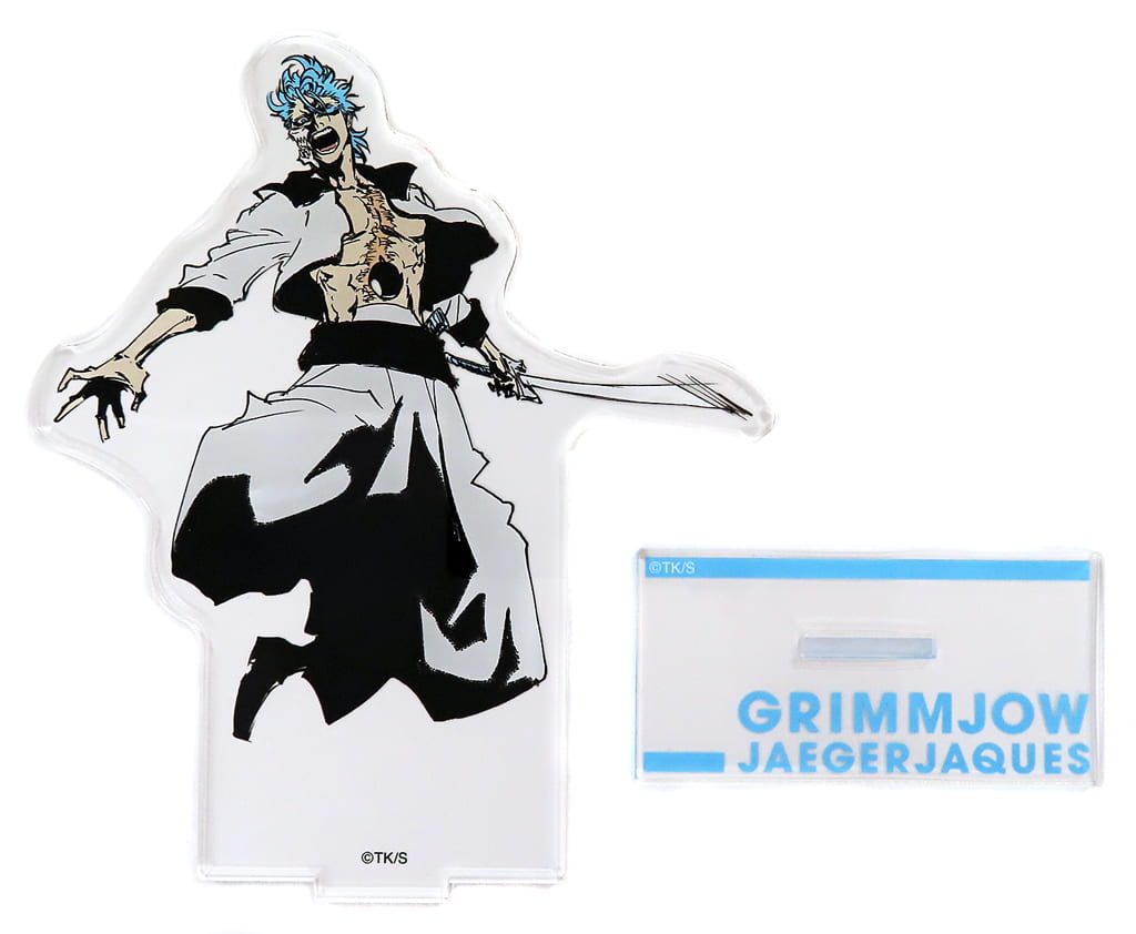 Grimmjow Jaegerjaquez Acrylic Stand - BLEACH × Yokohama Landmark Tower THE LOCUS OF BRAVE (Approx. 130 x 110 mm, Pre-owned)