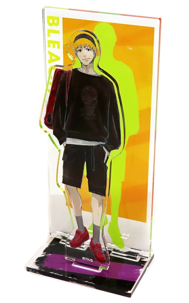 Ichigo Kurosaki Acrylic Stand with Background - BLEACH × Yokohama Landmark Tower THE LOCUS OF BRAVE - Aniplex - Approx. 60 x 135 mm (Pre-owned)