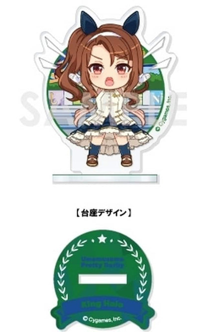 King Halo Acrylic Stand - Chara-fiyu Story Event Selection Vol.3 (Sol International) - Approx. 75mm Pre-owned